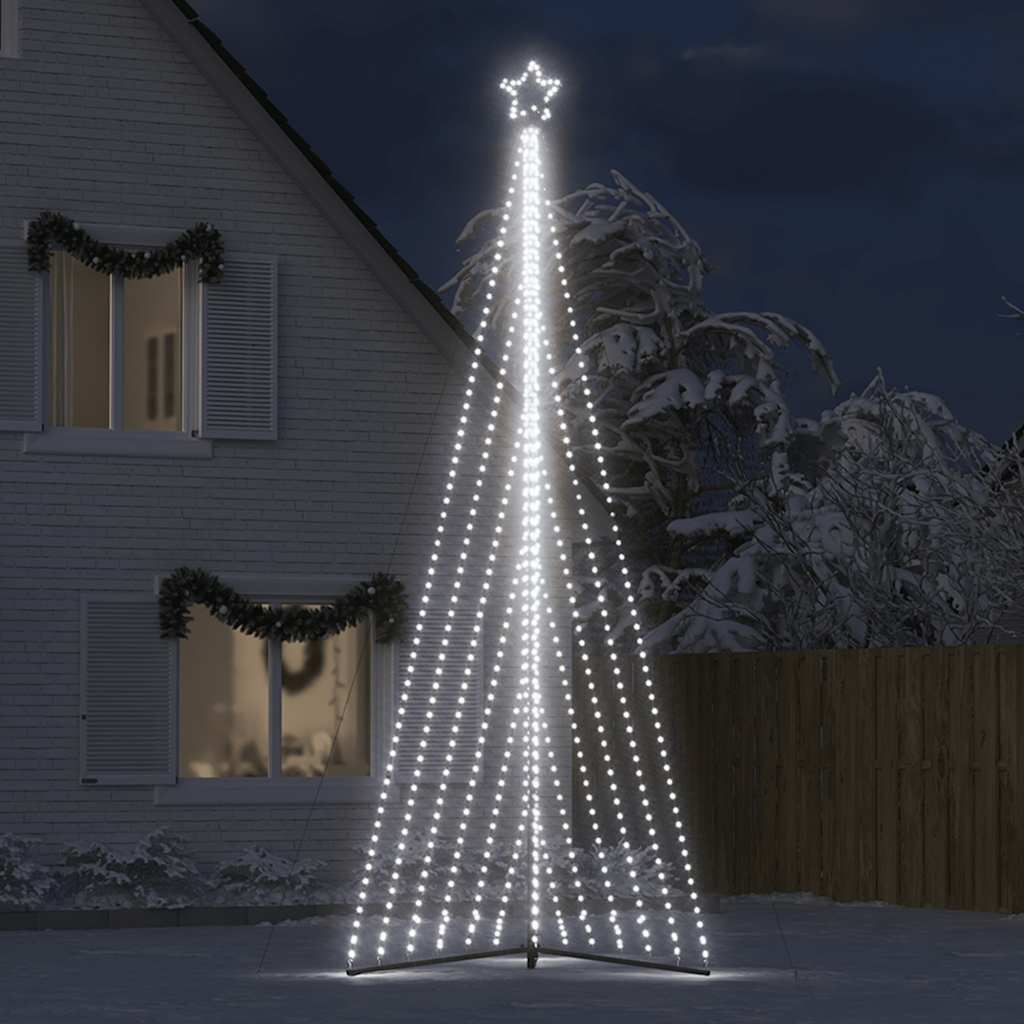 LED jõulupuu 789 LED, külm valge, 476 cm