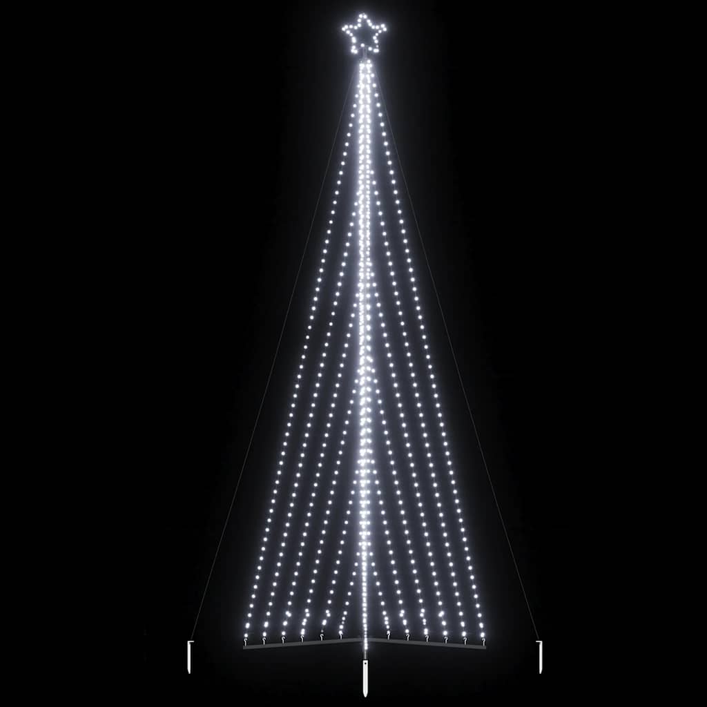 LED jõulupuu 789 LED, külm valge, 476 cm