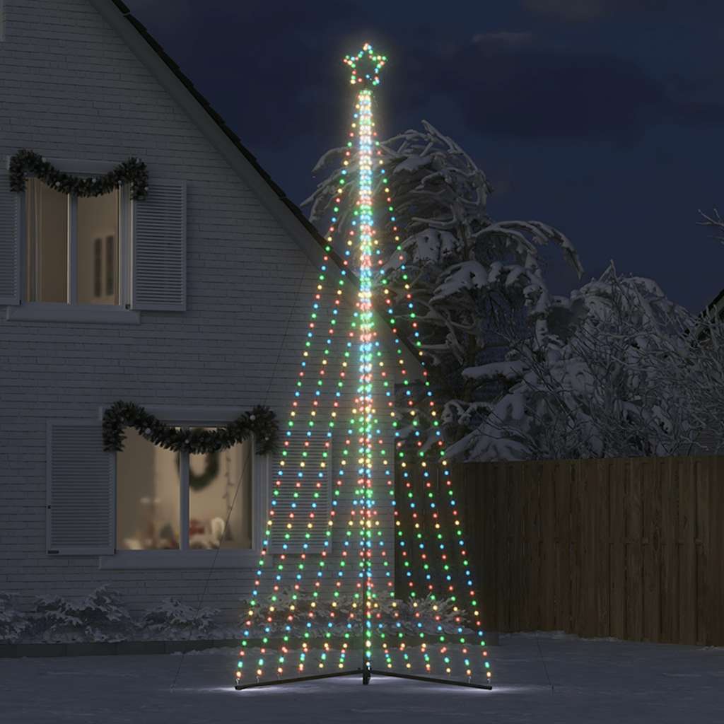 LED jõulupuu 789 LED värviline 476 cm
