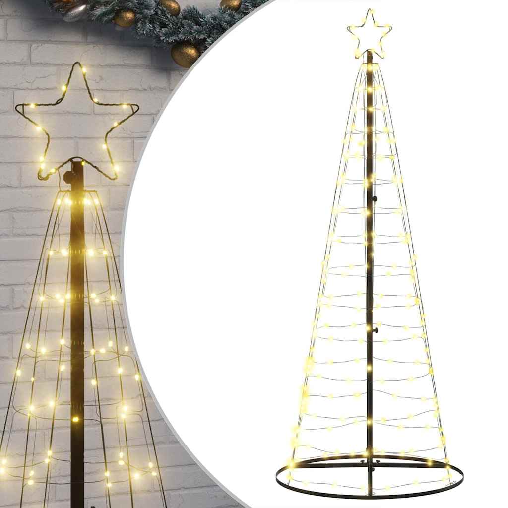 LED jõulupuu 200 LEDi Soe Valge 180 cm