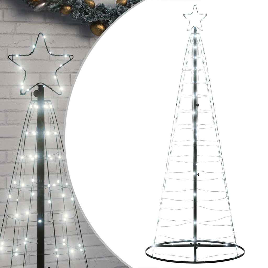 LED jõulupuu 200 LED, külm valge, 180 cm