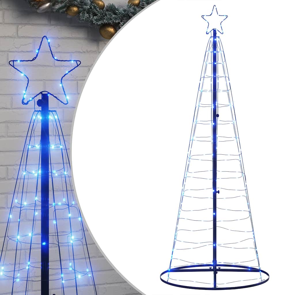 LED jõulupuu, 200 LEDi, sinine, 180 cm