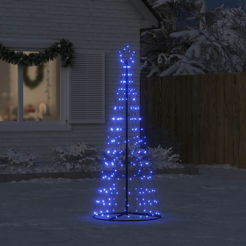 LED jõulupuu, 200 LEDi, sinine, 180 cm