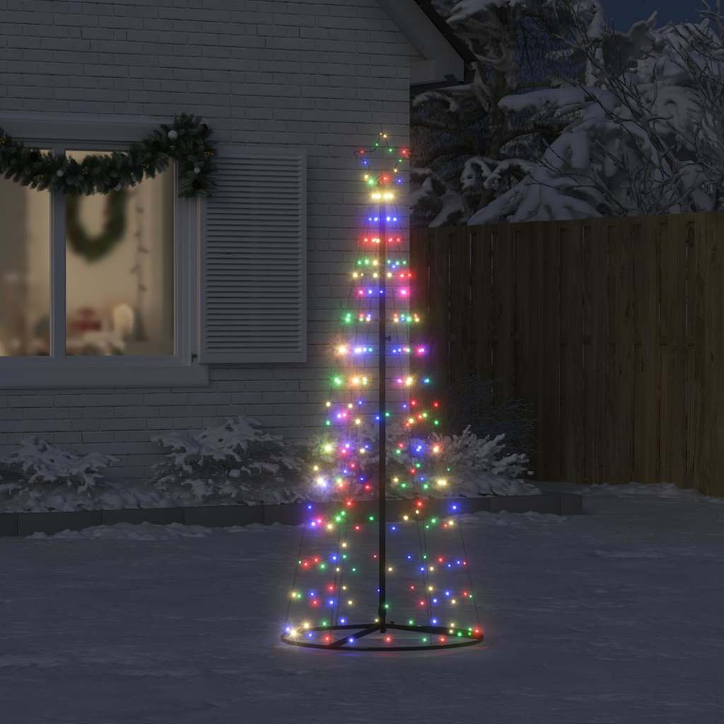 LED jõulupuu, 200 LEDi, värviline , 180 cm