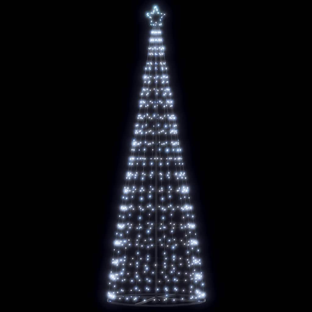 LED jõulupuu, 550 LEDi, külm valge, 300 cm