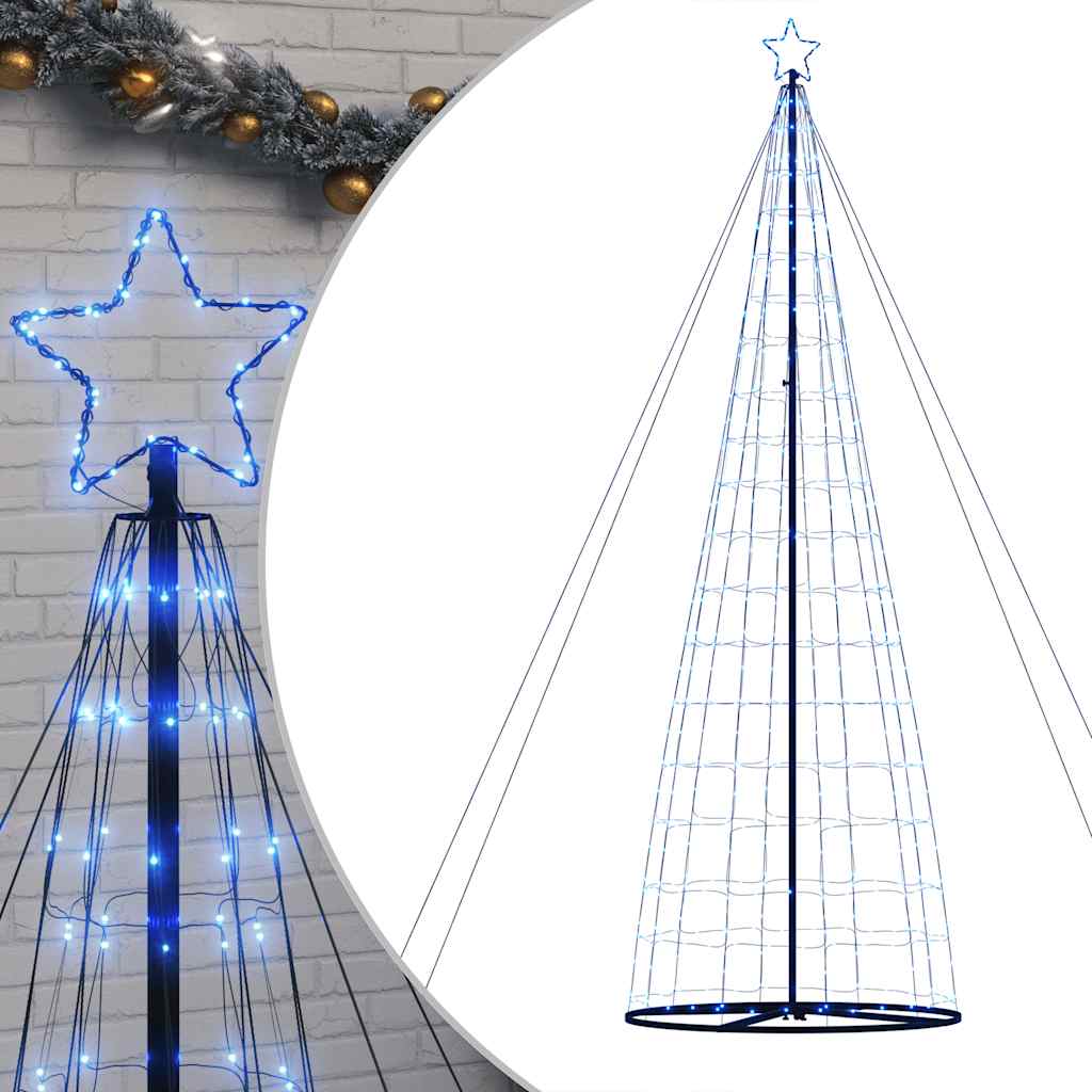 LED jõulupuu, 1534 LEDi, sinine, 500 cm