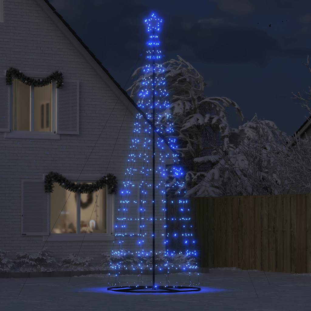 LED jõulupuu, 1534 LEDi, sinine, 500 cm