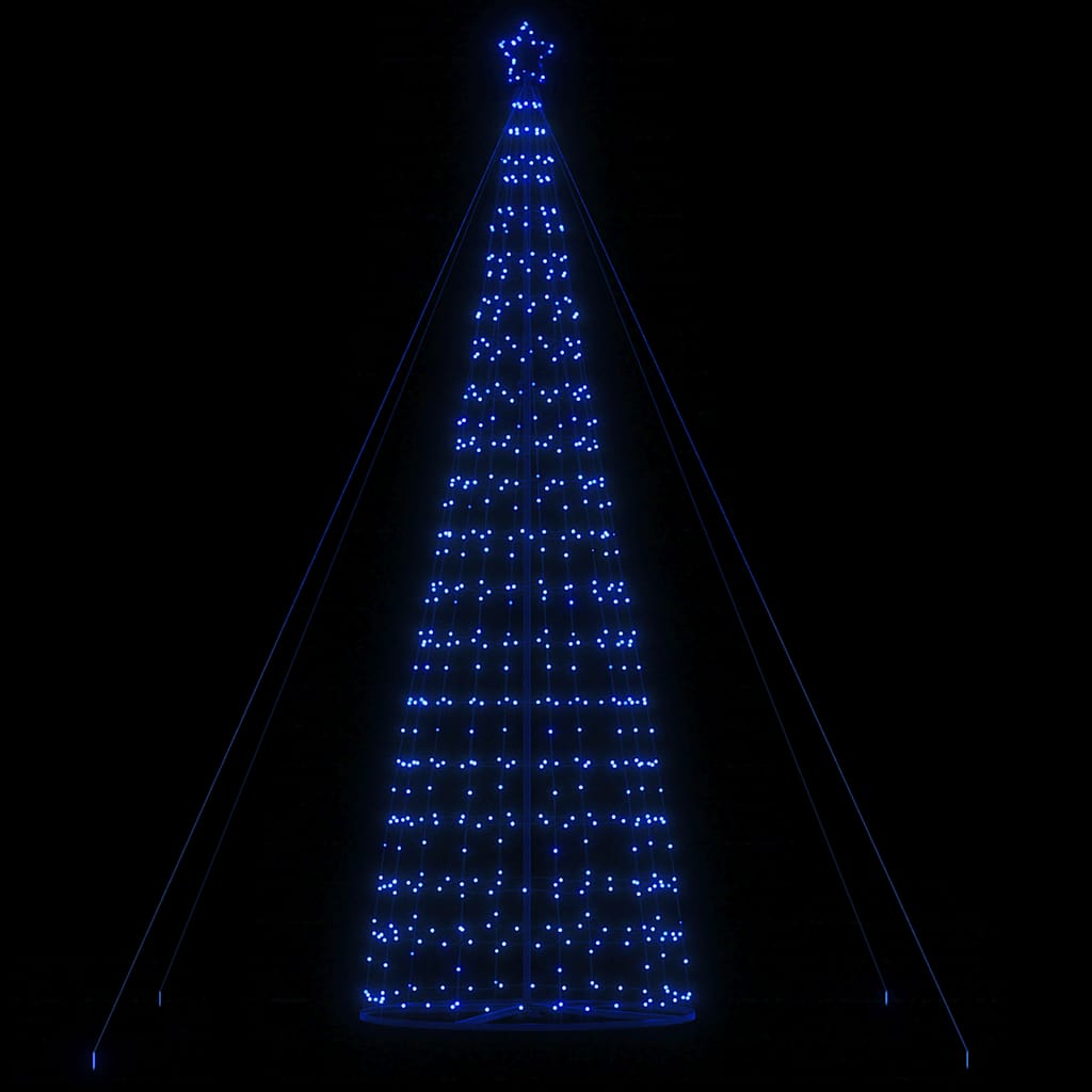 LED jõulupuu, 1534 LEDi, sinine, 500 cm