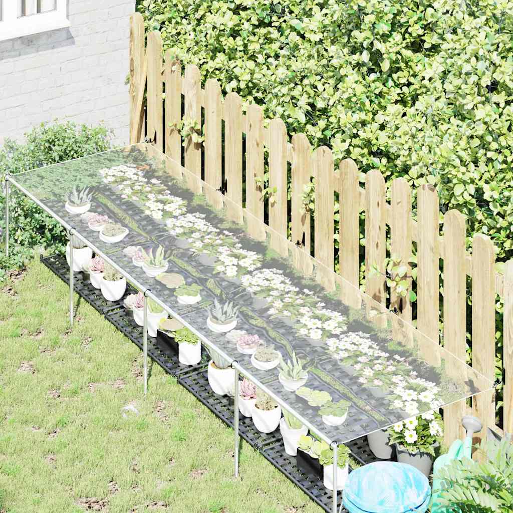 Taimekate aasadega 1x5 m PVC