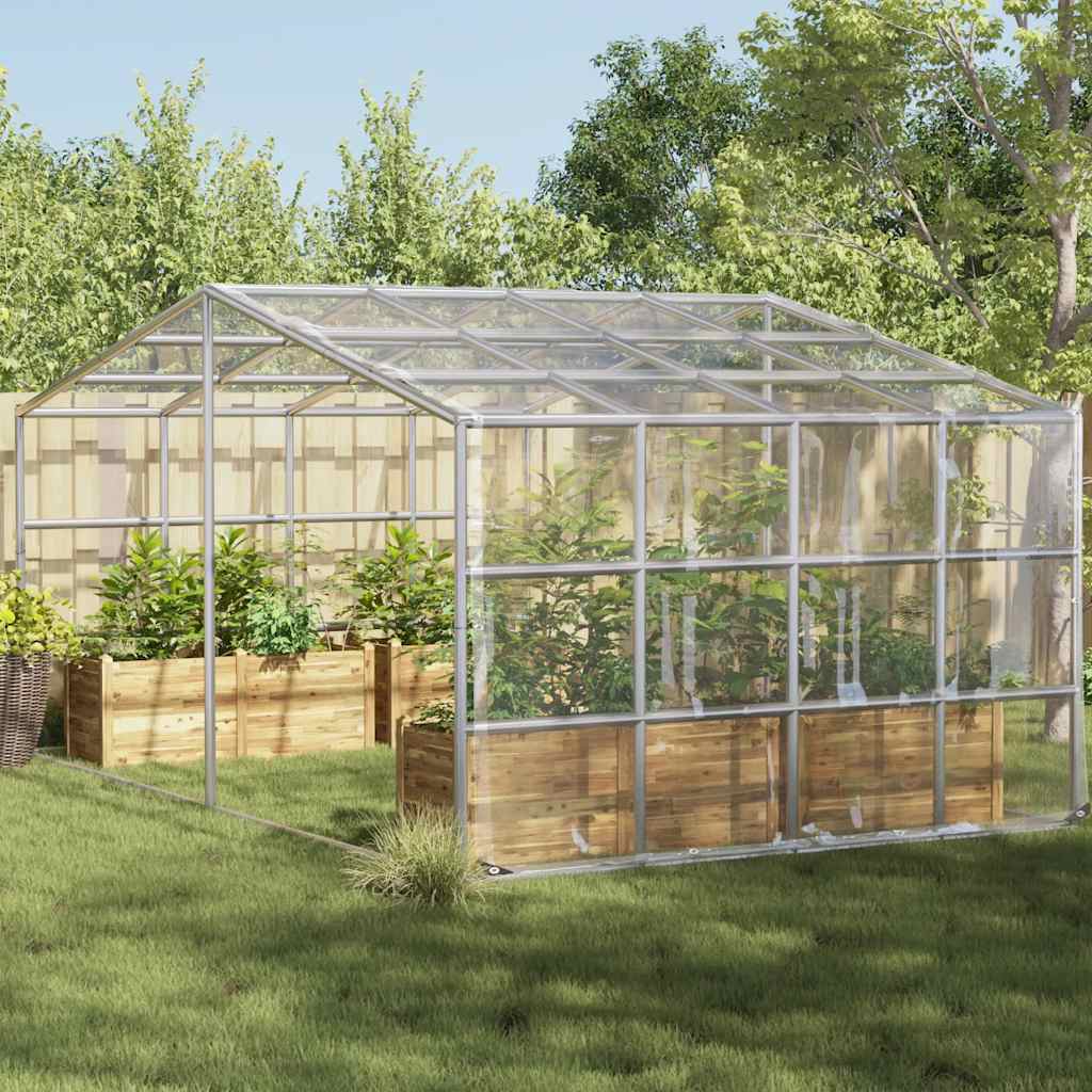 Taimekate aasadega 3x8 m PVC