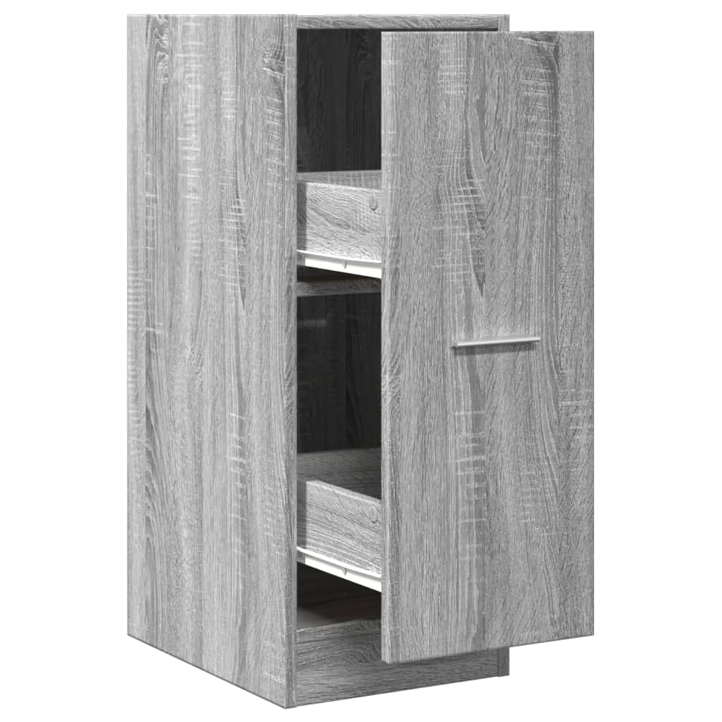 Apteegikapp, hall Sonoma tamm, 30x41x77,5 cm, tehispuit