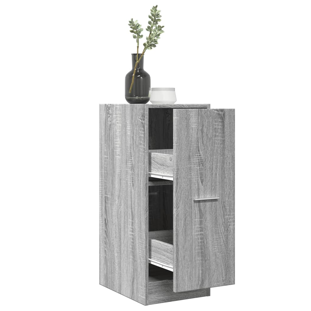 Apteegikapp, hall Sonoma tamm, 30x41x77,5 cm, tehispuit