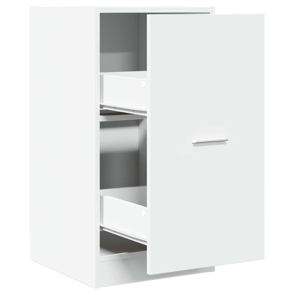 Apteegikapp, valge, 40x41x77,5 cm, tehispuit