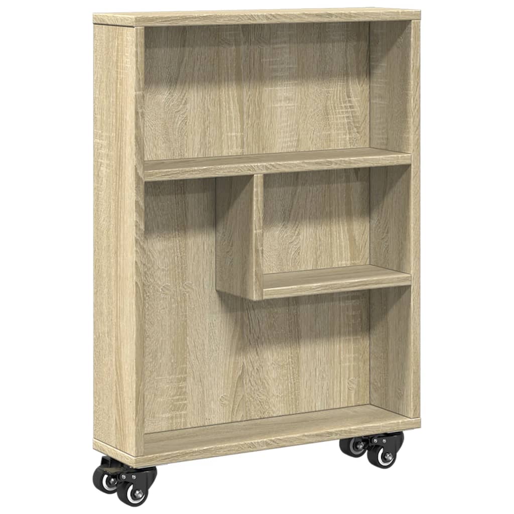 Kitsas hoiukäru, Sonoma tamm, 48 x 13 x 68 cm, töödeldud puit