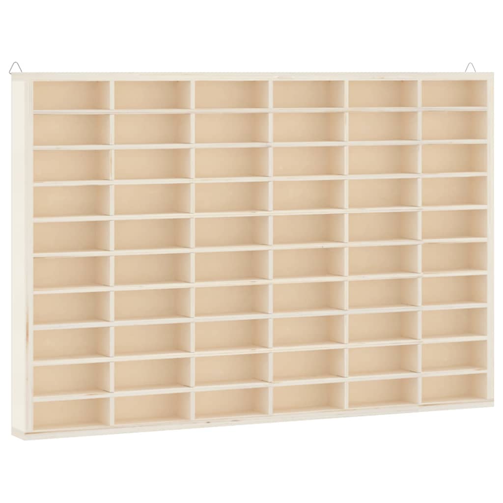Puidust kollektsionääri vitriinkast 60 sektsiooniga 60 x 4,5 x 40,5 cm