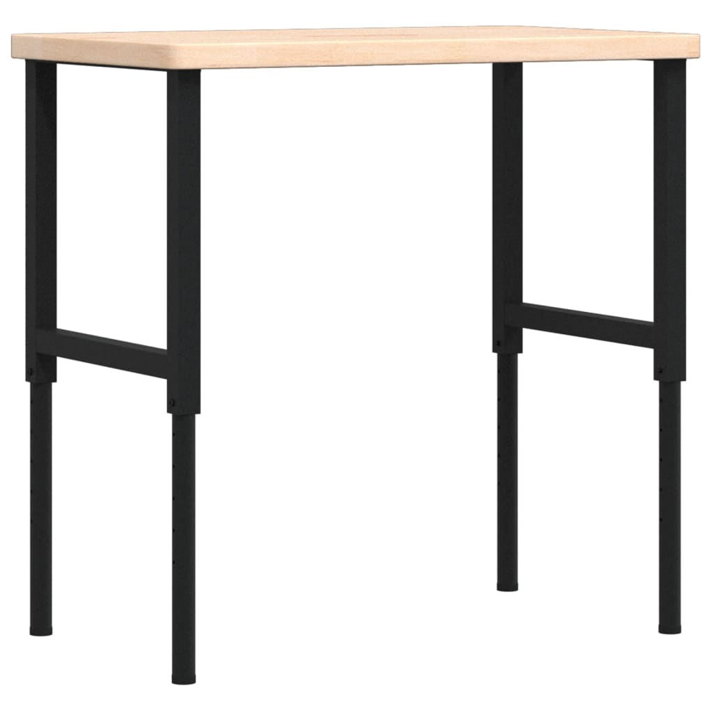 Töölaud, 100 x 60 x (73-99,5) cm, tammepuit, ristkülikukujuline