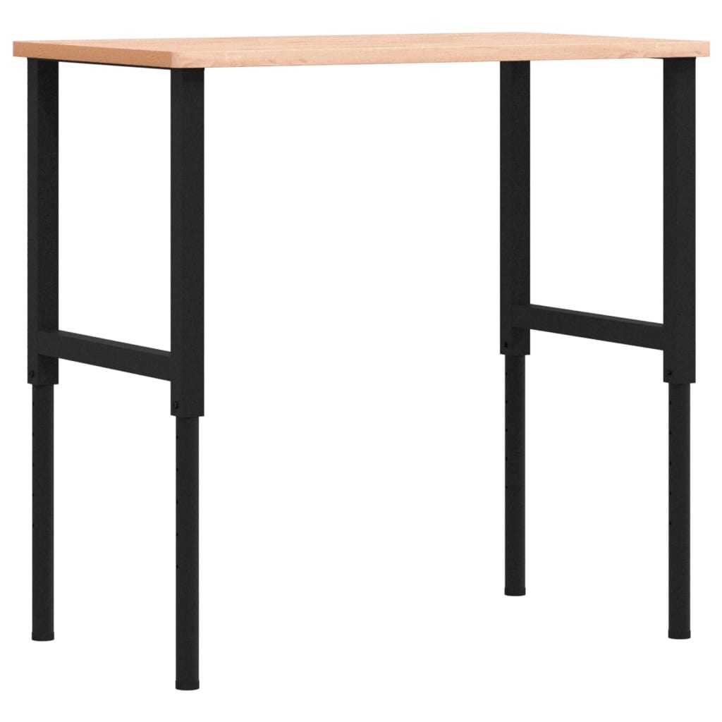 Töölaud, 100 x 60 x (71,5-98) cm, pöök, ristkülik