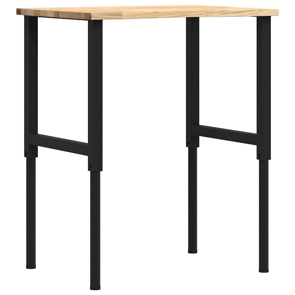 Töölaud, 80x60x(71,5-98) cm, tammepuit