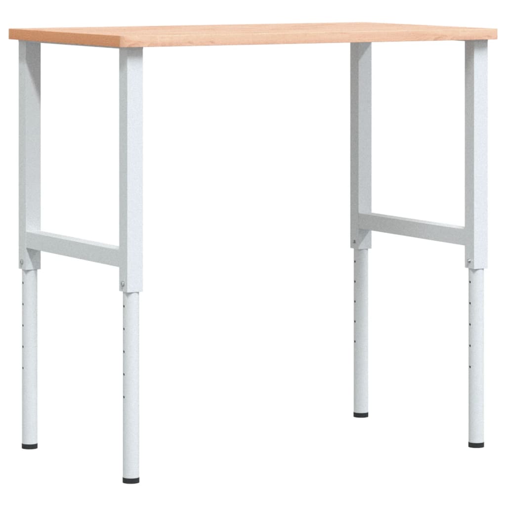 Töölaud, 100 x 60 x (71,5-98) cm, pöök, ristkülikukujuline