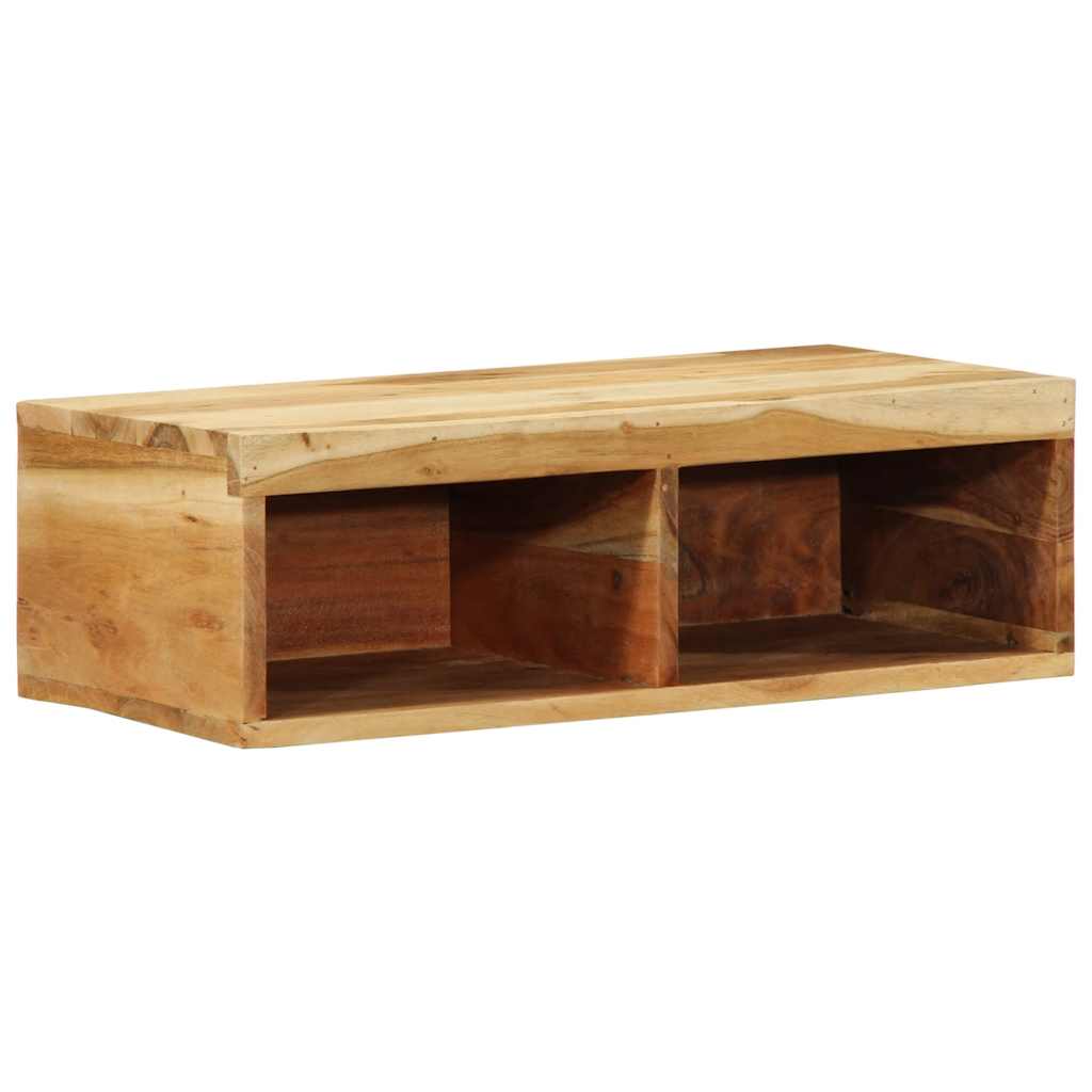 Seinale kinnitatav telerikapp, 60x30x19 cm, toekas akaatsiapuit