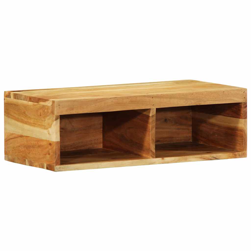 Seinale kinnitatav telerikapp, 60x30x19 cm, toekas akaatsiapuit