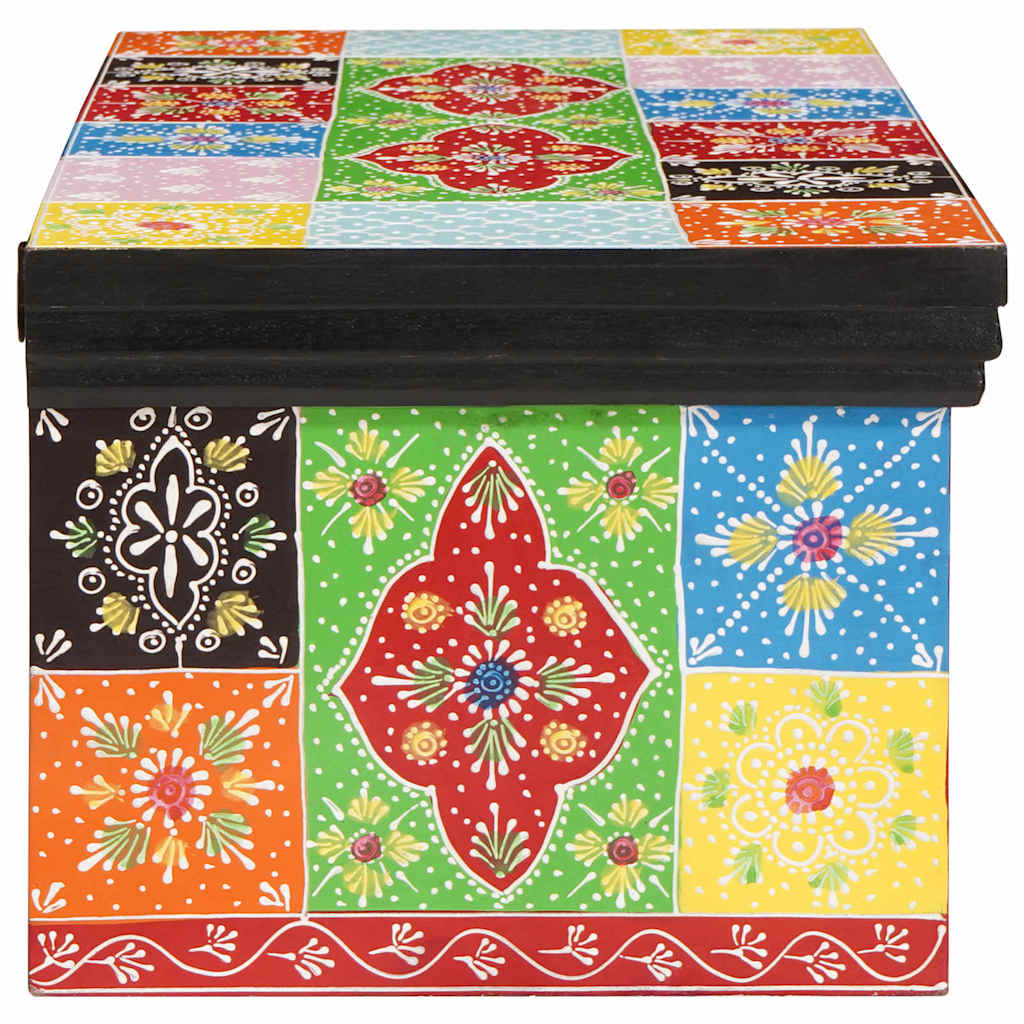 Telerikapp sahtliga Mitmevärviline 60 x 30 x 24 cm Mangopuit