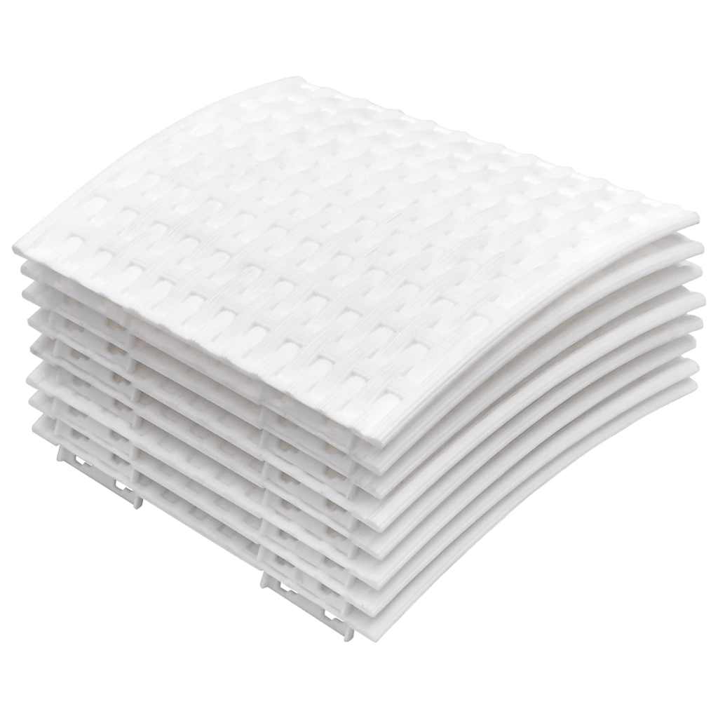 Jõulupuu seelik, valge, Ø65x23 cm, plastik