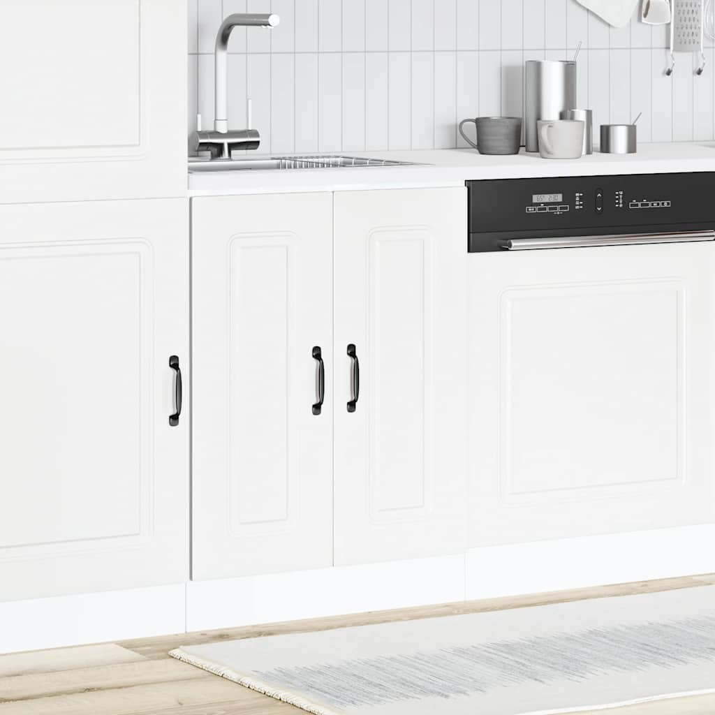 Valamu aluskapp "Kalmar" Valge 60x46x81,5 cm Engineered Wood