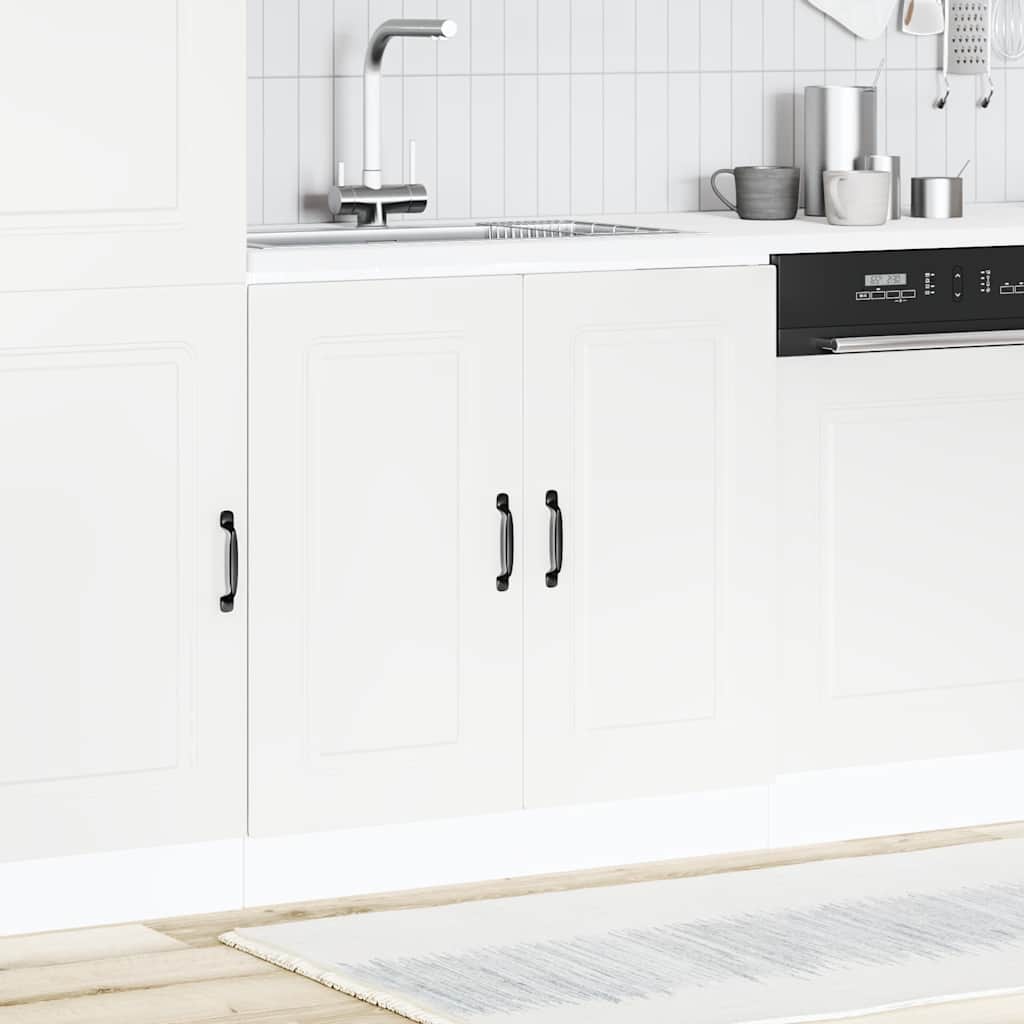 Valamu aluskapp, Kalmar, valge, 80x46x81,5 cm, tehispuit
