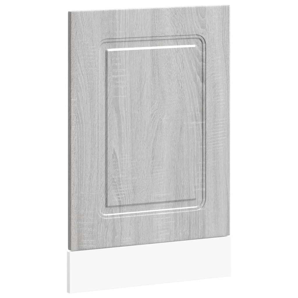 Nõudepesumasina paneel, Kalmar, hall Sonoma tamm, 45x1,5x57 cm