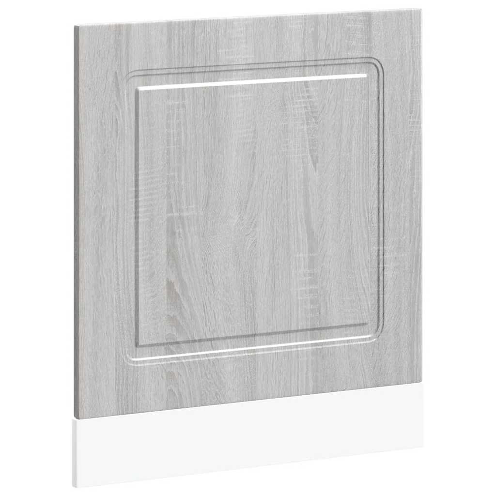 Nõudepesumasina paneel, Kalmar, hall Sonoma tamm, 60x1,5x57 cm