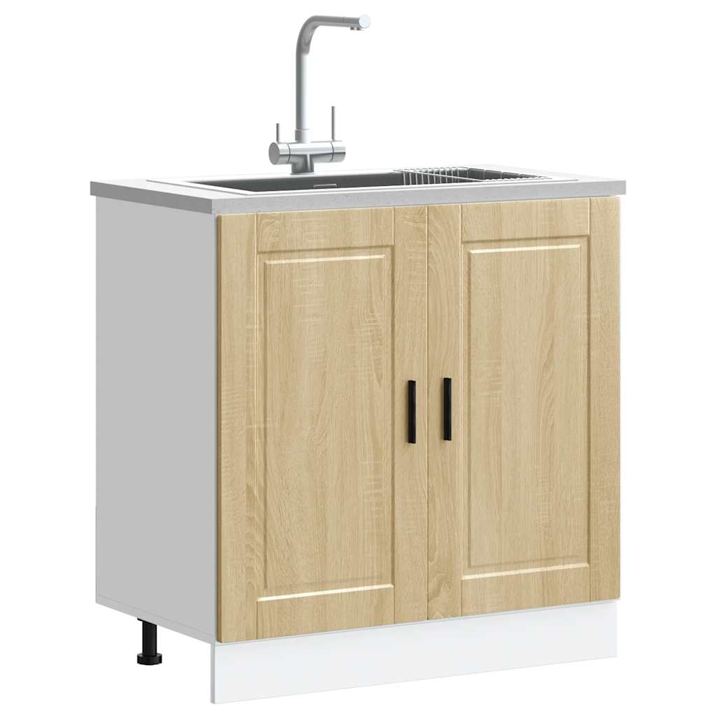 Valamu aluskapp, Porto, Sonoma tamm, 80x46x81,5 cm, tehispuit