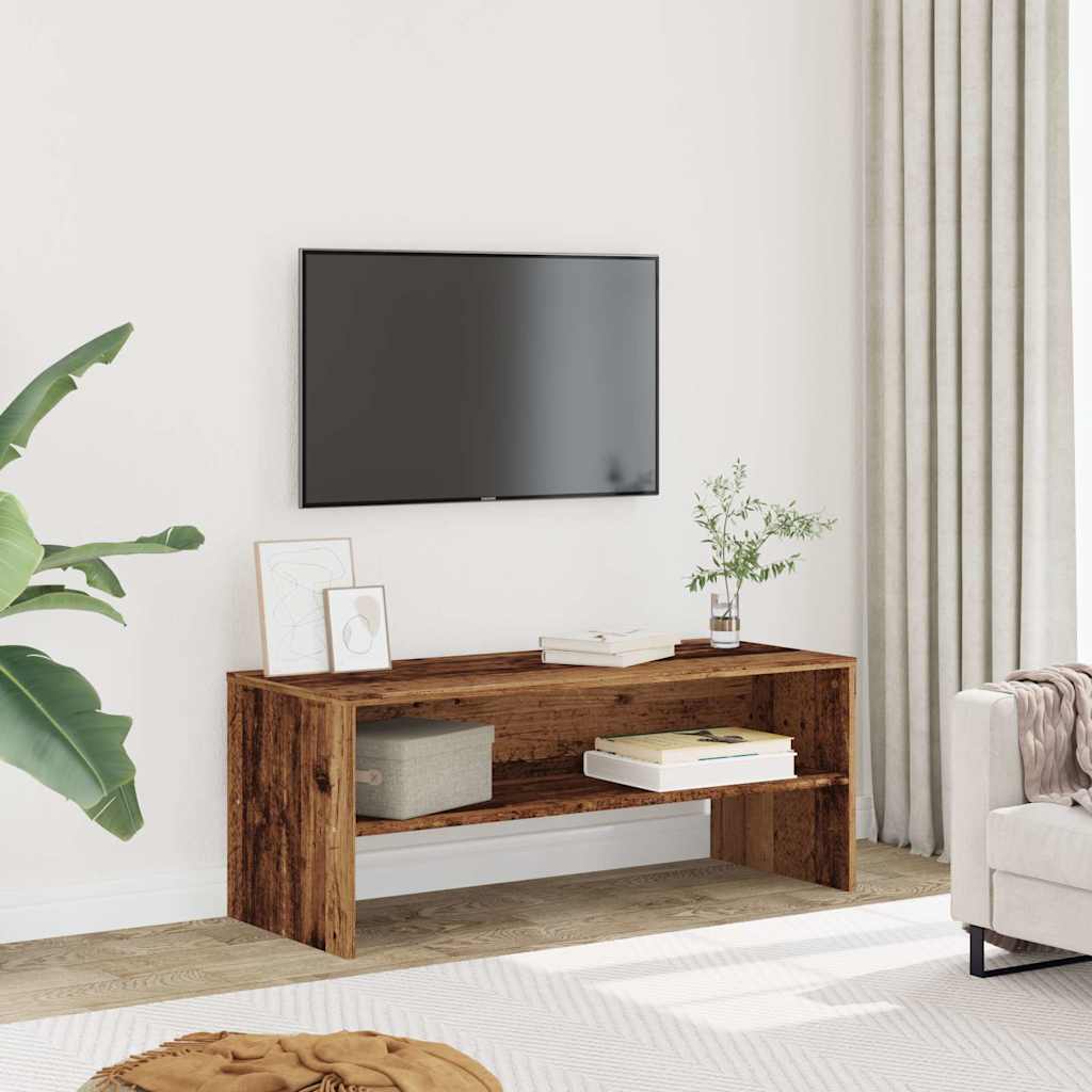 Telerikapp, vana puit, 100x40x40 cm, tehispuit