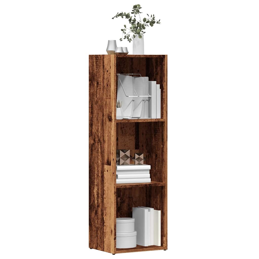 Raamatukapp Vana puit 36x30x114 cm Engineered Wood