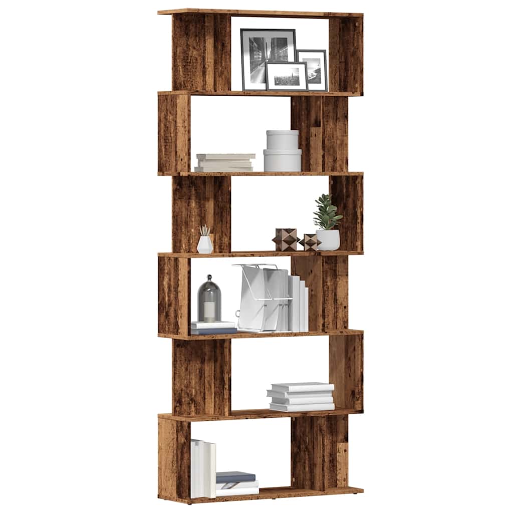 Raamatukapp Vana puit 80x24x192 cm Engineered Wood
