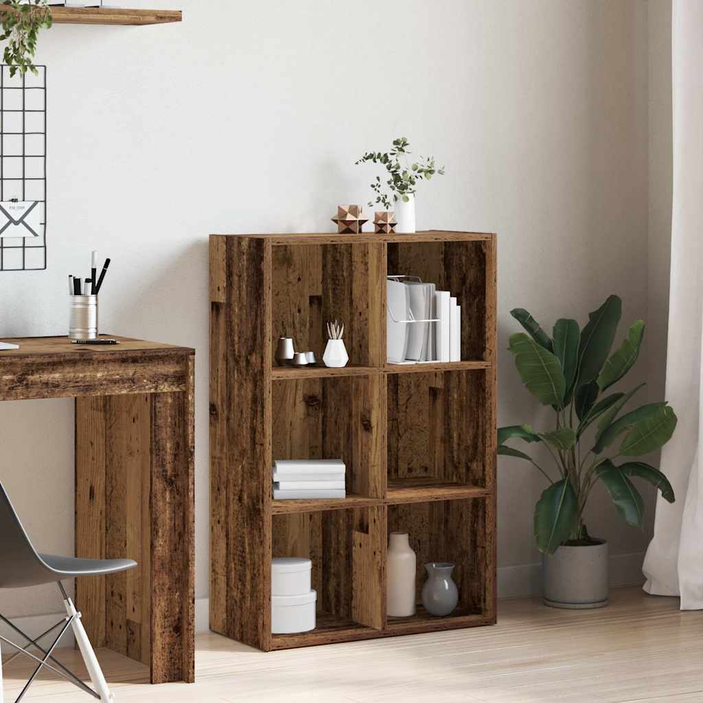 Raamatukapp/puhvetkapp Vana puit 66x30x98 cm Engineered Wood