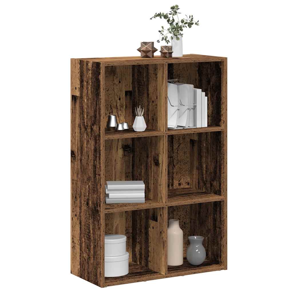 Raamatukapp/puhvetkapp Vana puit 66x30x98 cm Engineered Wood