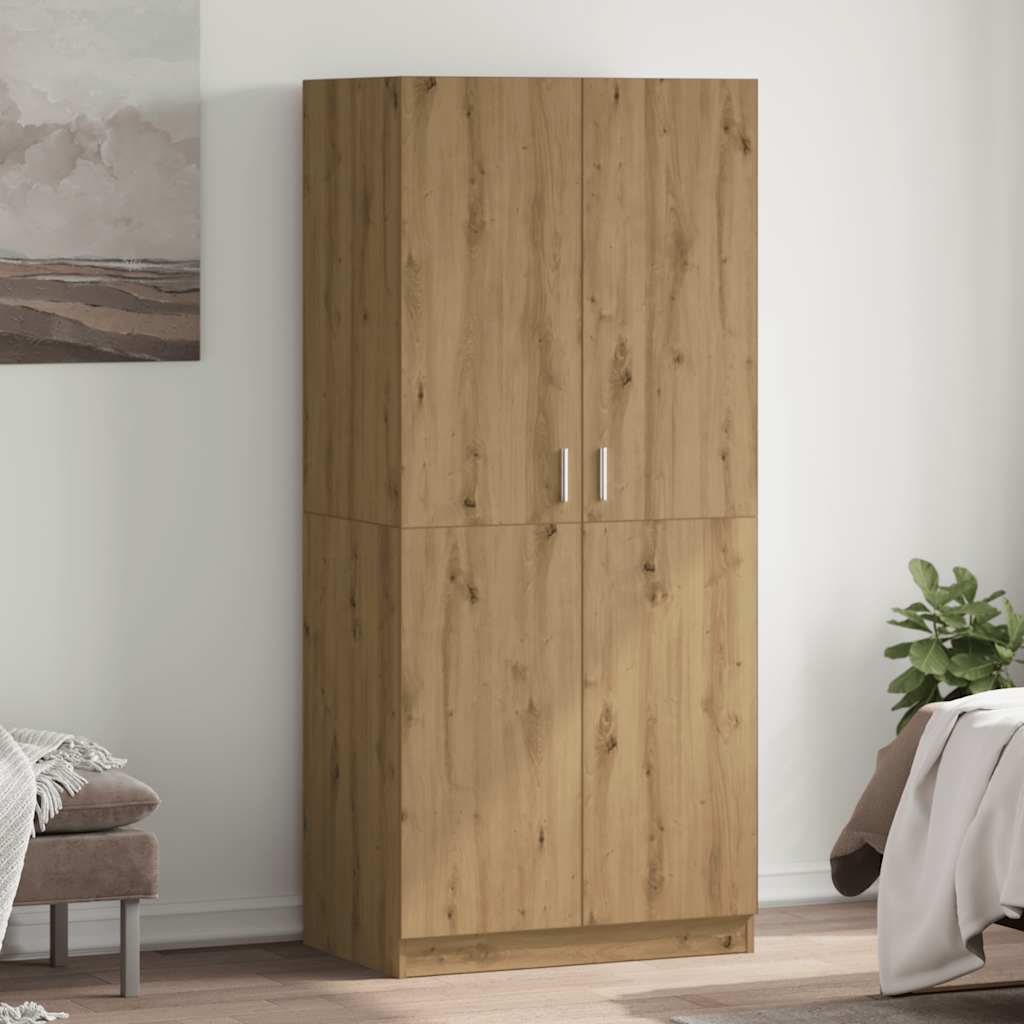 Riidekapp Artisan Oak 80x52x180 cm Engineered Wood