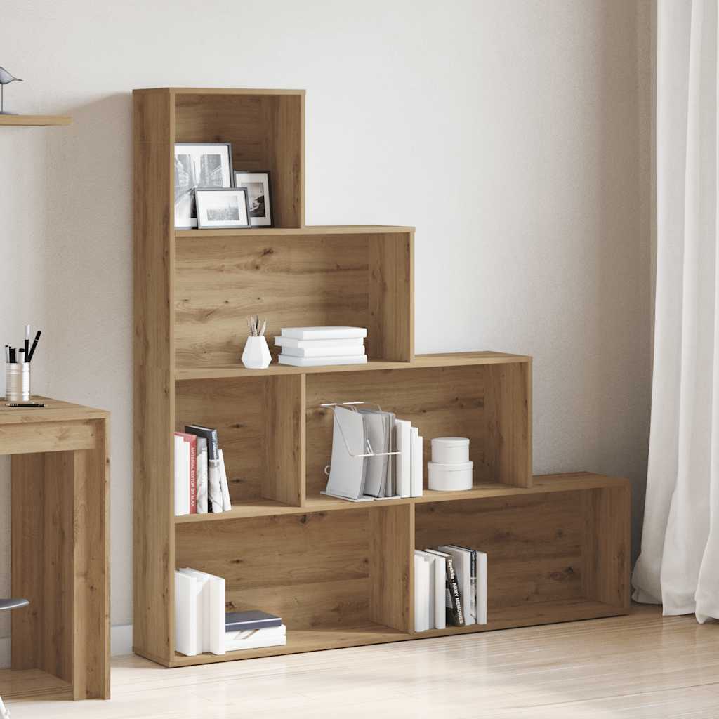 Raamatukapp Artisan tamm 157x24x160 cm ehituspuit