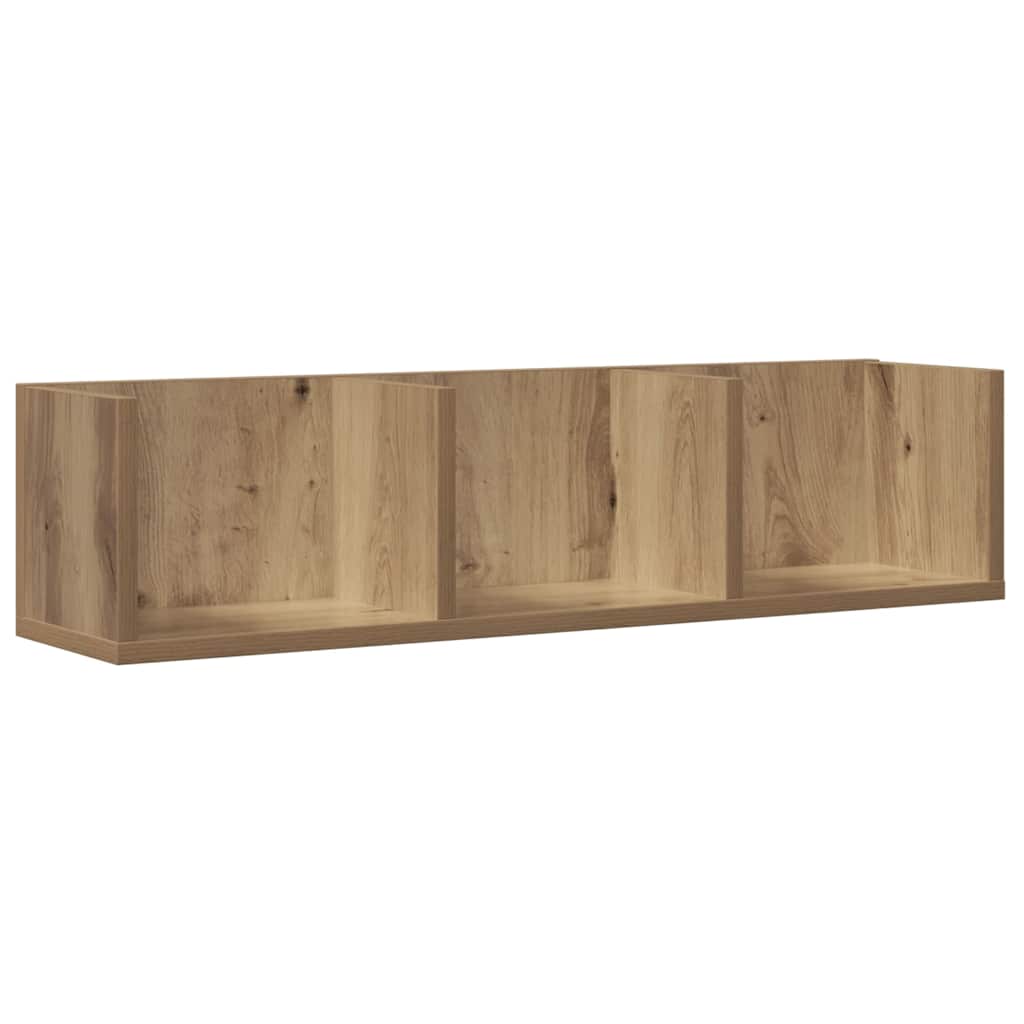 CD seinariiul Artisan tamm 75x18x18 cm Engineered Wood