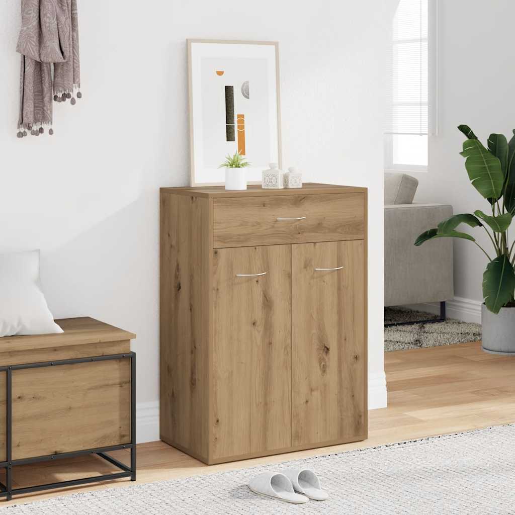 Kingakapp Artisan Oak 60x35x84 cm Engineered Wood