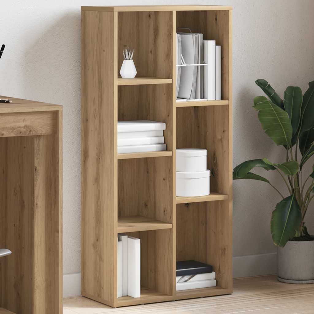 Raamatukapp Artisan Oak 50x25x104 cm