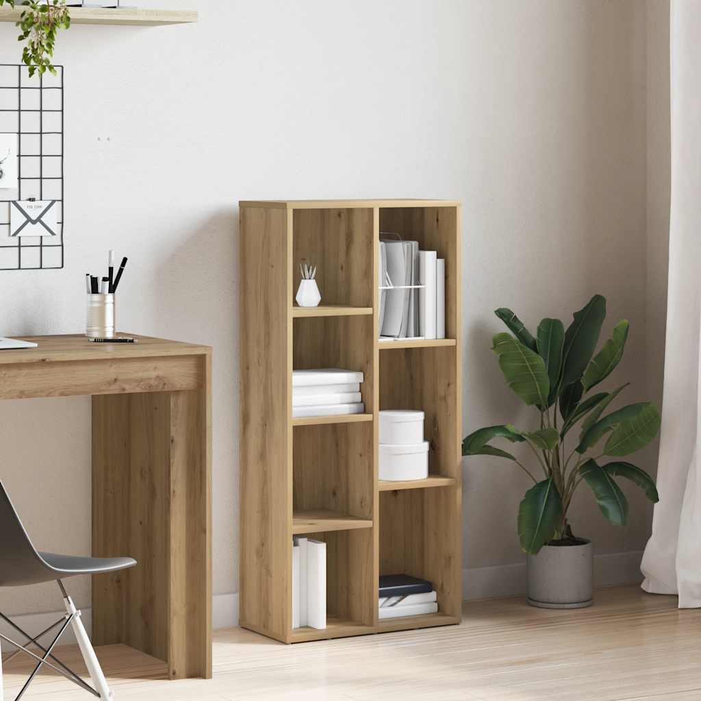 Raamatukapp Artisan Oak 50x25x104 cm