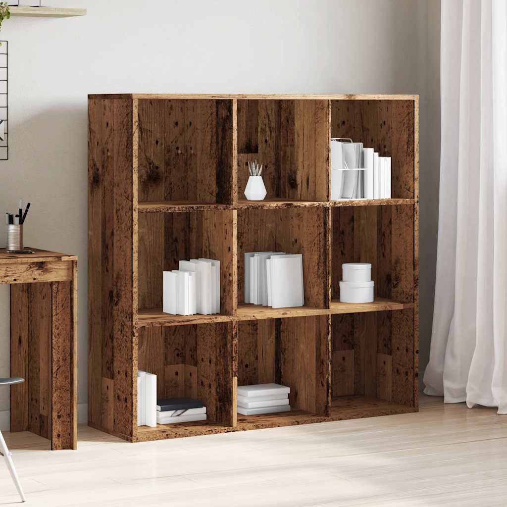 Raamatukapp Vana puit 98x29x97,5 cm