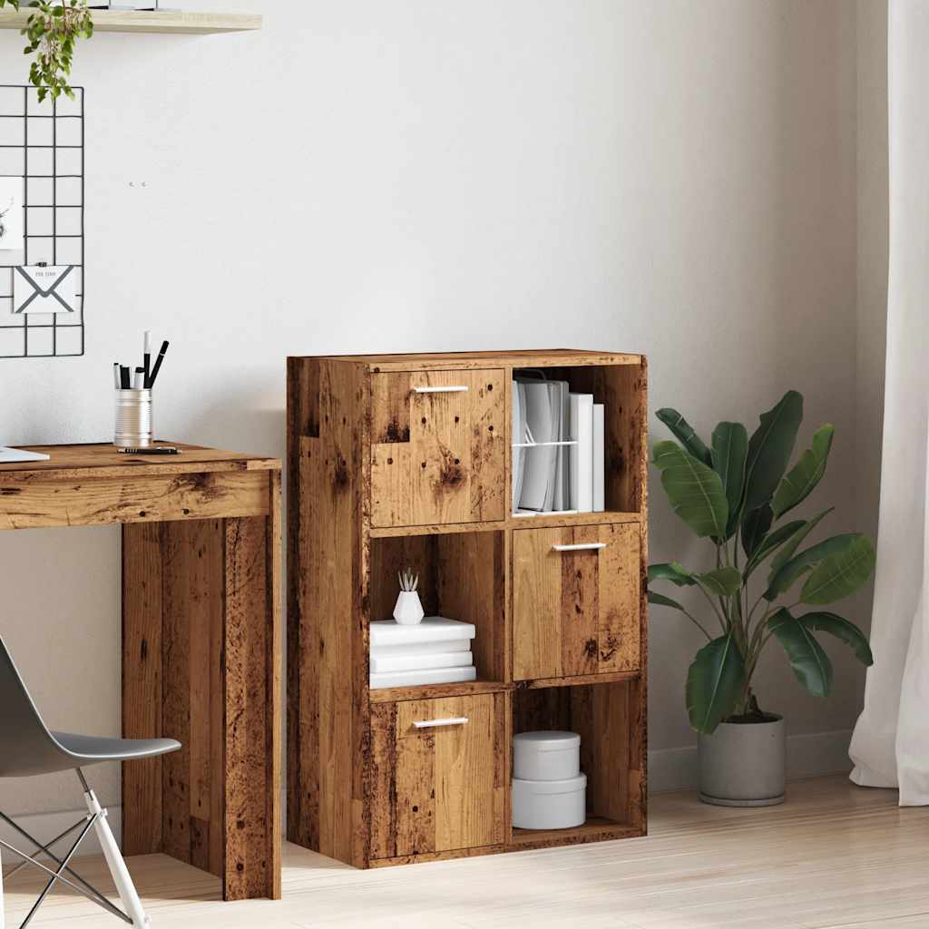 Raamaturiiul Vana puit 60,5x30x90 cm Engineered Wood