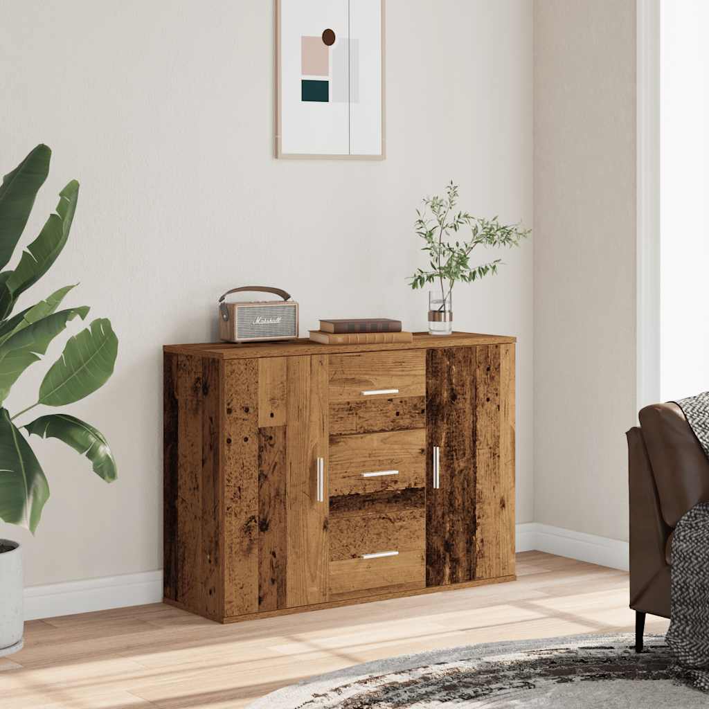 Puhvetkapp Vana puit 90x29,5x65 cm Engineered Wood