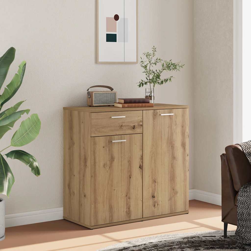 Puhvetkapp Artisan Oak 80x36x75 cm Engineered Wood
