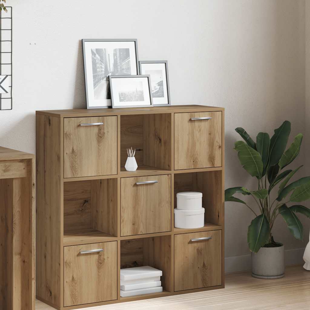 Raamaturiiul Artisan tamm 90x28x90 cm Engineered Wood