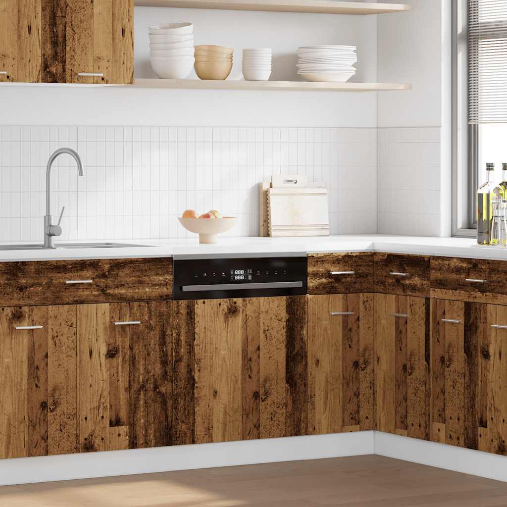Nõudepesumasina paneel “Lyon” Old Wood Engineered Wood