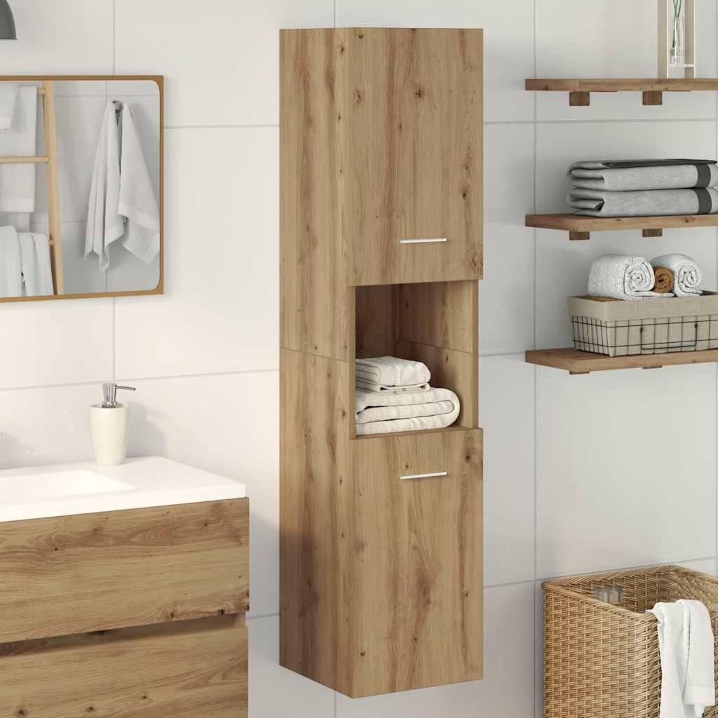Vannitoa rippkapp Artisian Oak 30x30x130 cm insenerpuit